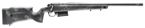 Bergara Rifles B14S7515CF B-14 Crest CF 25 Creedmoor 5+1 20" Carbon Fiber Threaded Barrel, Sniper Gray Cerakote Steel Drilled & Tapped Receiver, Fixed Carbon Fiber w/Black & Gray Sponge Accents Stock,