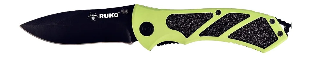 RUKO RUK0061HG     440A 3-1/4"HIVIZ GRN FOLDING
