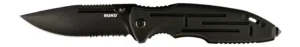RUKO RUK0153-CS   440A 3-1/2"BLK ANODIZED FOLDING