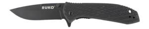 RUKO RUK0179BBK   440C 3-1/4"BLK HANDLE FOLDING