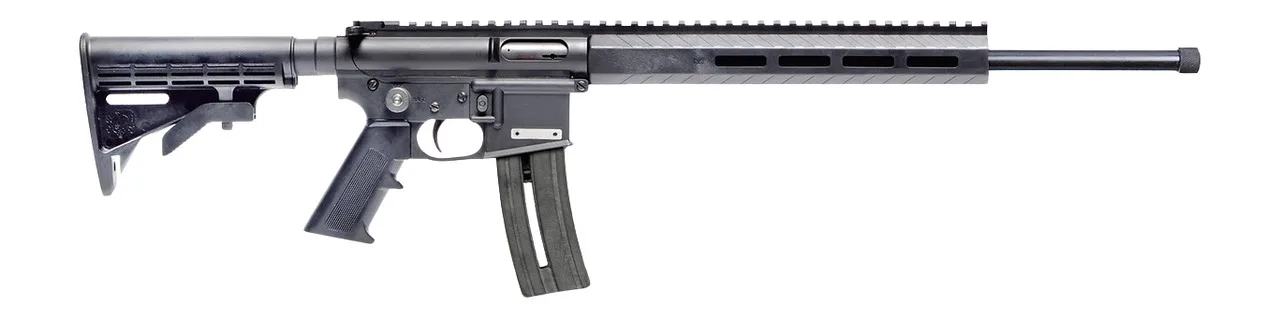 Mountain Bill Gun Lab MBGL-GOAT15-TB-1 Goat-15 Helium 22 LR 10+1 16" Black Threaded Barrel, Black Polymer Receiver w/Picatinny Rail, M-LOK Handguard, Black Polymer Stock, Black Polymer Grip, Right Han