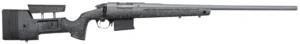 Bergara Rifles BPR2065MC Premier HMR Pro 6.5 Creedmoor 5+1 24" Threaded Barrel, Tactical Gray Cerakote,  Black with Gray Fleck Stock