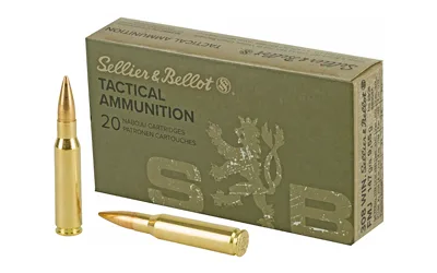 S&B 308WIN 147GR FMJ 20/500