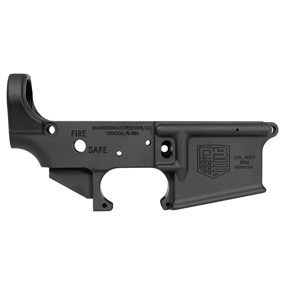 Diamondback Firearms DB15 Carbon Series Stripped Lower Multi Caliber Aluminum Black