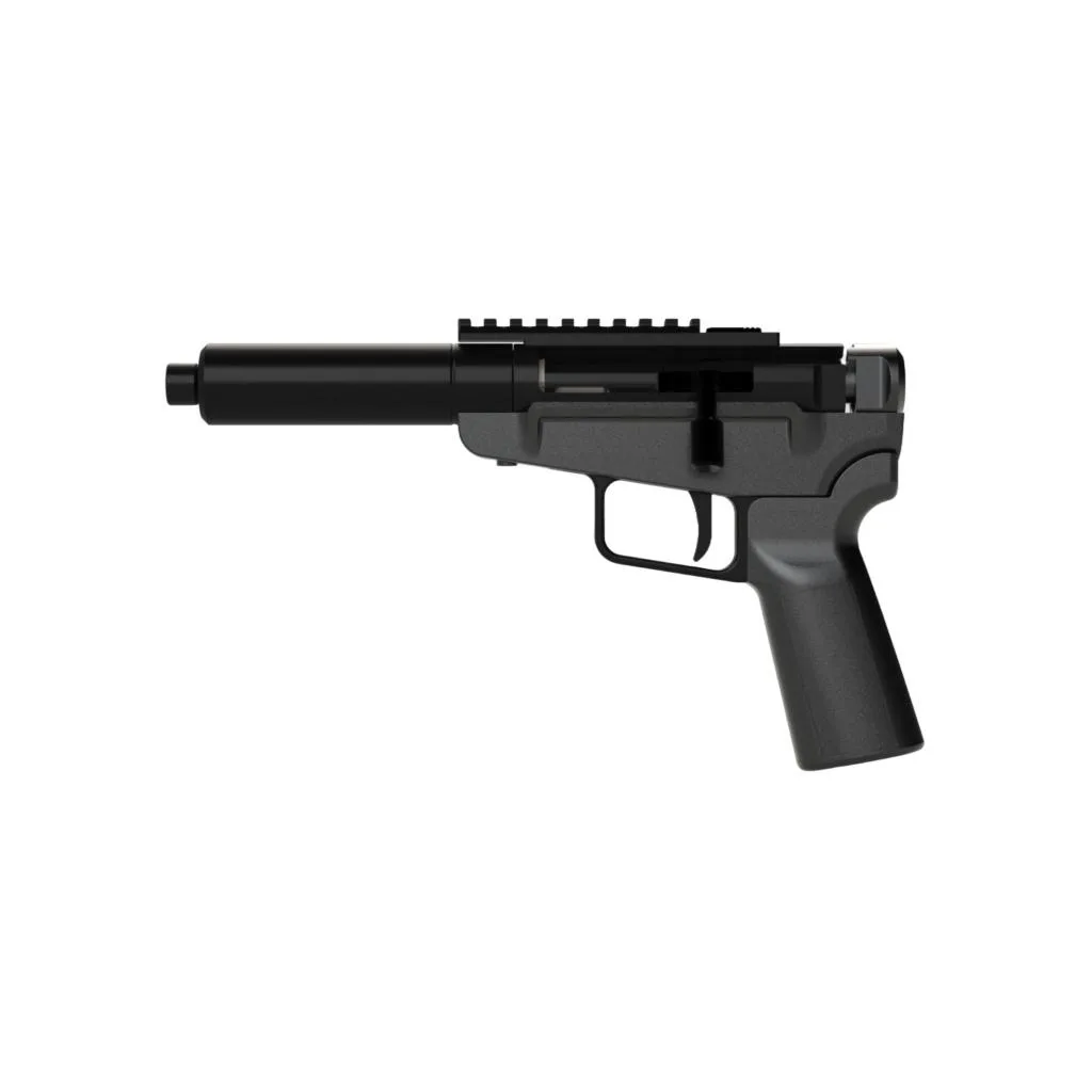 Dark Mountain Stowaway Handgun 9mm Luger Single Shot 5" 1/2x28 Threaded Barrel Black