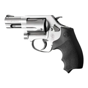 Hogue Overmolded Rubber Bantam Grip Closed Backstrap S&W Round Butt J-Frame Revolvers Black