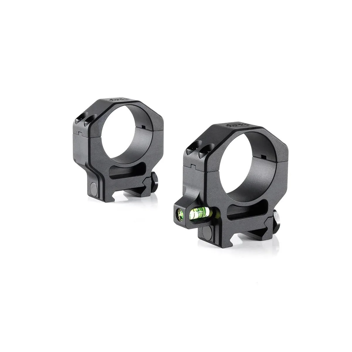 RPM Precision 30mm Medium (1.00'') Scope Rings with Co-Linear Bubble Level