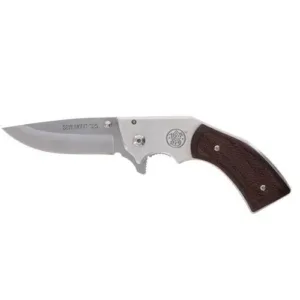 Smith & Wesson M325 Revolver Knife 3" Blade Brown