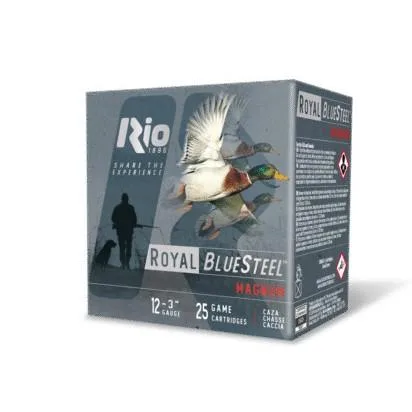 Rio Royal BlueSteel Magnum High Velocity Shotshells  12ga 3" 1 1/5oz #2 25/ct