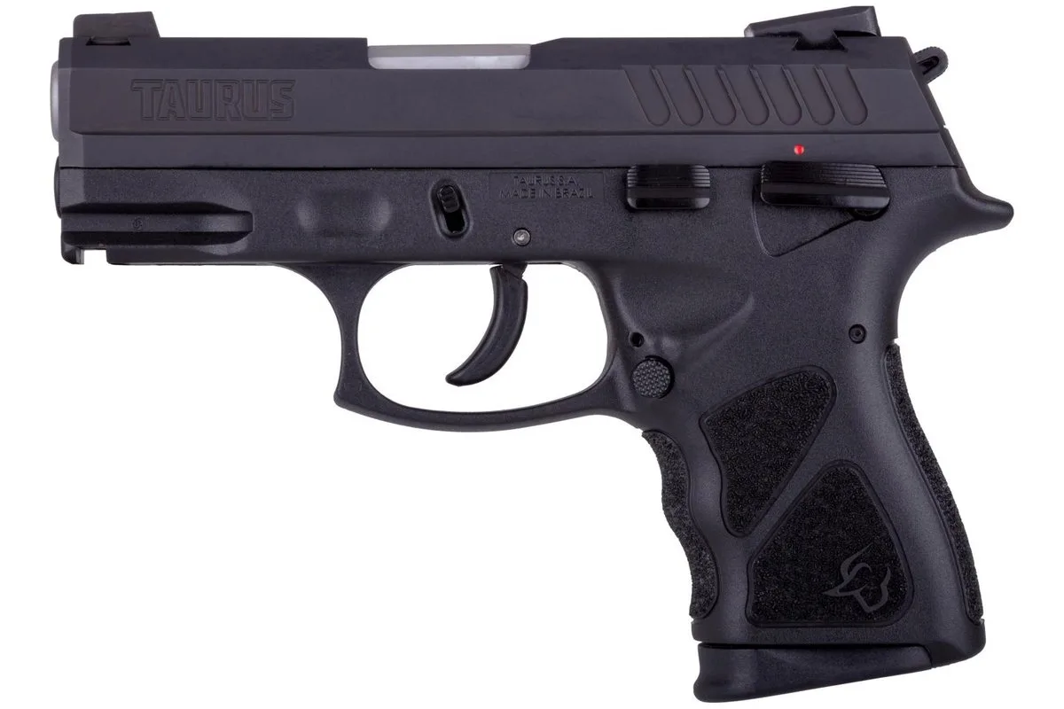 Taurus TH9C Handgun 9mm Luger 13rd/17rd Magazines 3.54" Barrel Black Slide/Black Grip