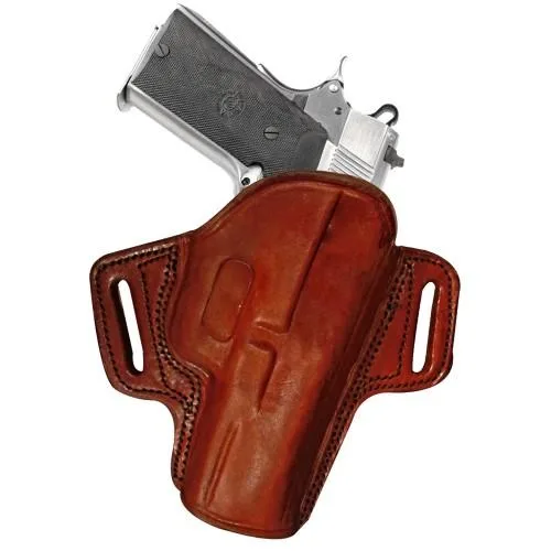 Tagua Gunleather Open Top Belt Holster for Taurus Judge Public Defender Brown Right Hand