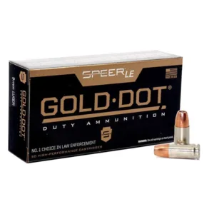 CCI GOLD DOT 9MM 147GR GDHP 50RD BX 1000RD CASE