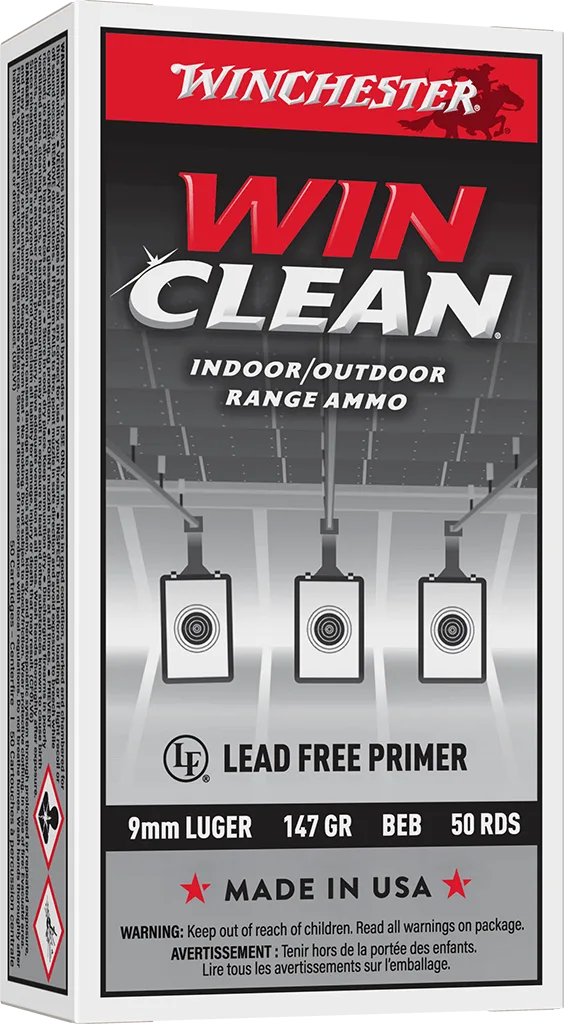 WINCHESTER 9 MM SUPER-X TARGET WINCLEAN 147 GR 50 RD/BX 10 BX/CS