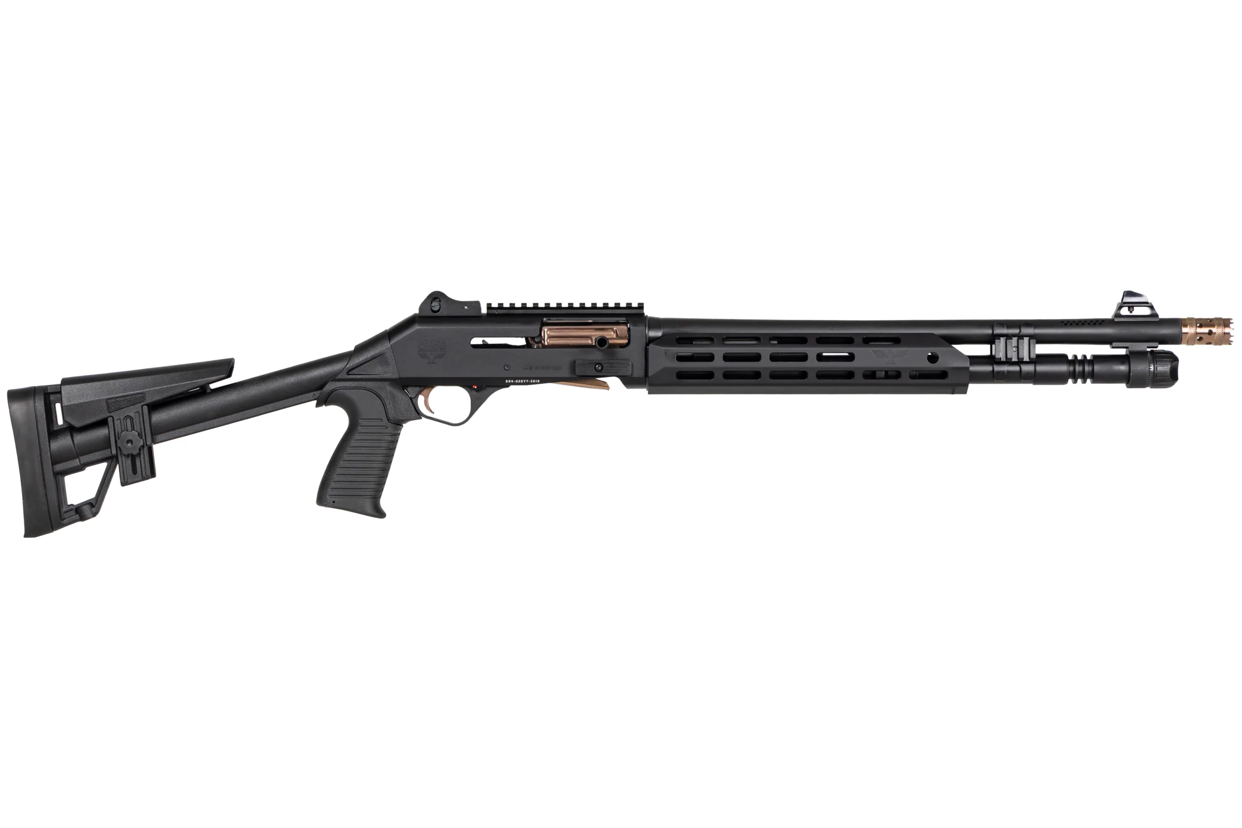 PANZER M4 SPEED PRO ARGO 12G S/A 3" 18.5" BBL, BLACK W/ BRONZE TITANIUM