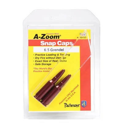 6.5 GRENDEL SNAP CAP BLUE 2PK