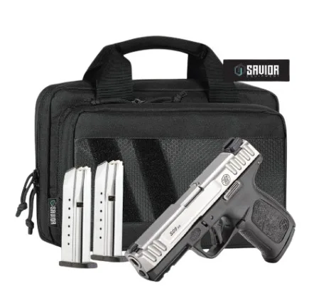 SD9 2.0 Bundle 9mm 4" NTS SS/Blk 3/16rd
