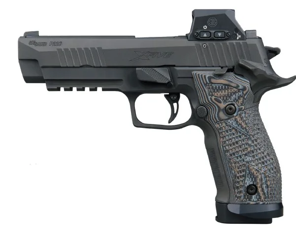 P226 XFIVE EXT 9mm 5" 5" Romeo-X Blk/Gry 3/20
