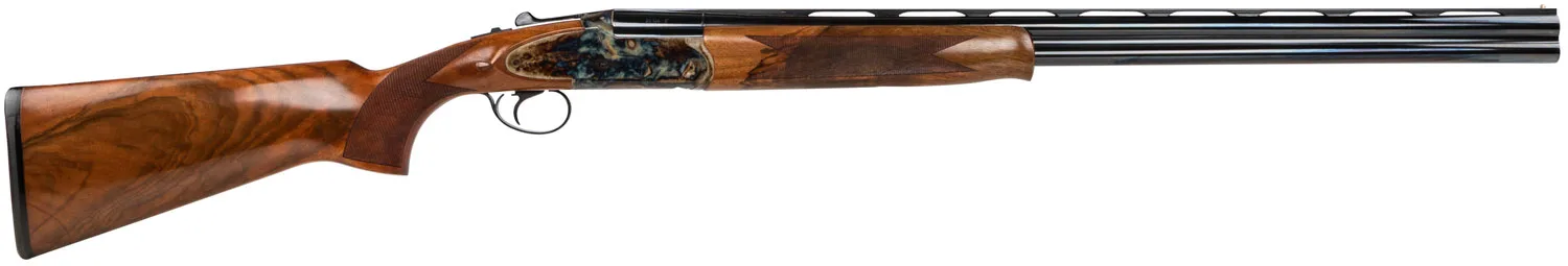 Dickinson OP2028 Plantation 20 Gauge with 28" Black Barrel, 3" Chamber, 2rd Capacity, Color Case Hardened Metal Finish & Oil Turkish Walnut Fixed Pistol Grip Stock Right Hand (Full Size)