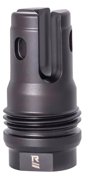 Rugged Suppressor FH015 R3 Flash Mitigation System Black with 3/4"-24 tpi Threads & 2.13" OAL for 7.62mm SR25