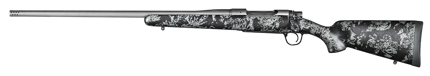 Christensen Arms 8010111300 Mesa FFT 7mm Rem Mag 3+1 22" Threaded Barrel, Tungsten Gray Cerakote, Black with Gray Webbing Stock, Left Hand