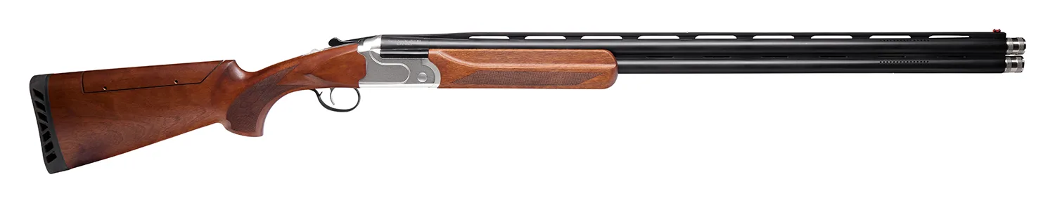 Savage Arms 18884 555 Sporting Compact 410 Gauge 3" 2rd 26" Ported Over/Under Barrel, Silver Rec, Oiled Turkish Walnut Furniture, Adj. Cheek Rest Stock, Fiber Optic Sight, Five Ext. Chokes