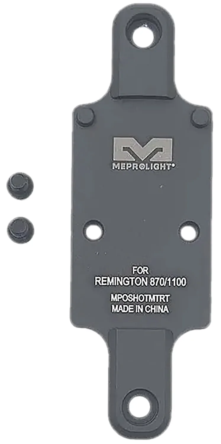 Meprolight USA 901141043 Optics Plate Shotgun Matte Black Aluminum Remington 870 RMR Footprint Mount