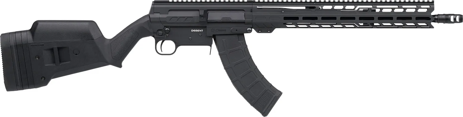 CMMG 86A950AAB Dissent BR47 7.62x39mm 10+1 16.10" Black Nitride Threaded Barrel, Black Armor Cerakote Aluminum Receiver w/Picatinny Rail, M-LOK Handguard, Magpul SGA Black Polymer Stock, Ambidextrous