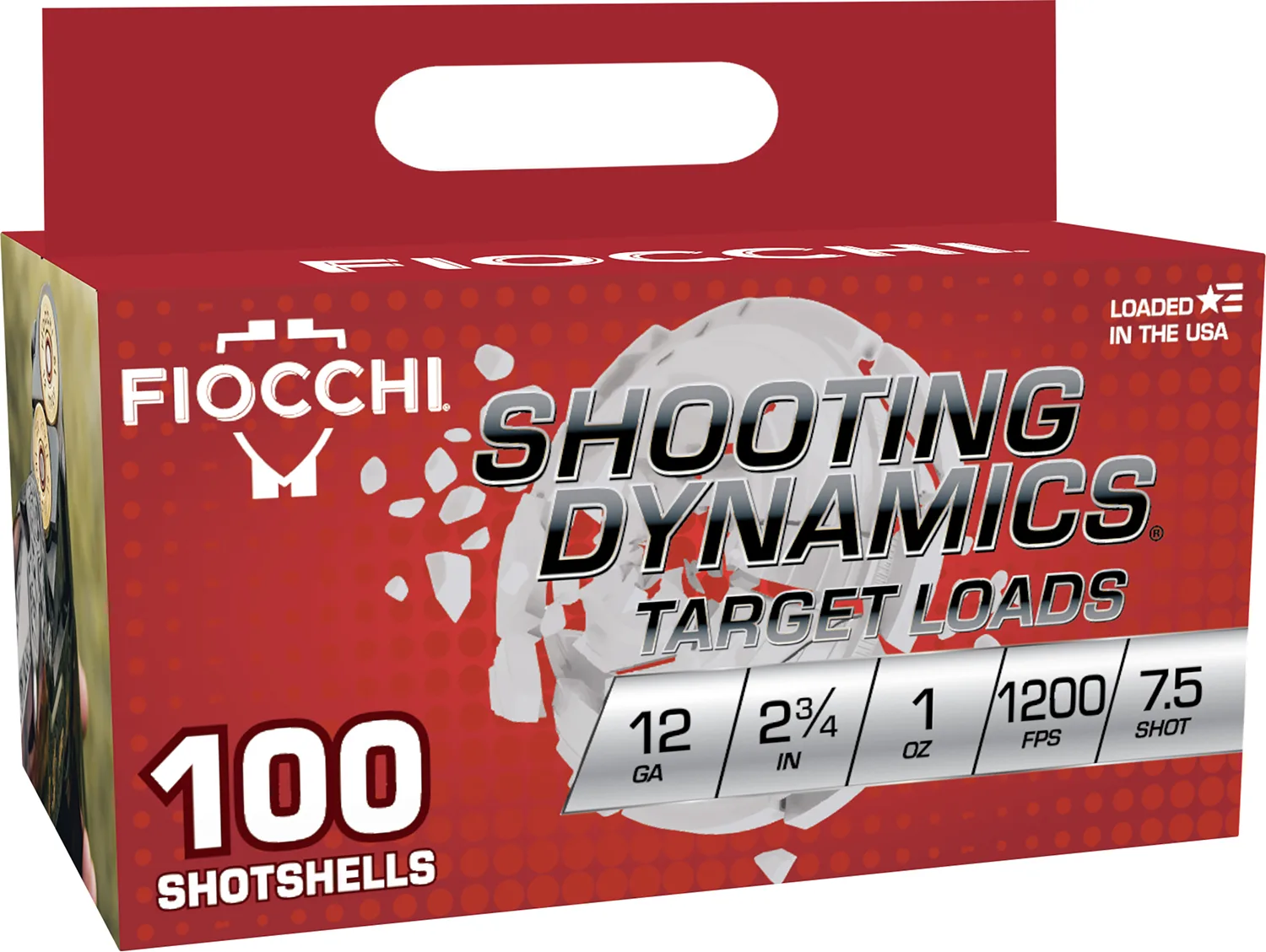 Fiocchi 12SDB17 Shooting Dynamics  12Gauge 2.75" 1oz 7.5Shot 100 Per Box/2 Case