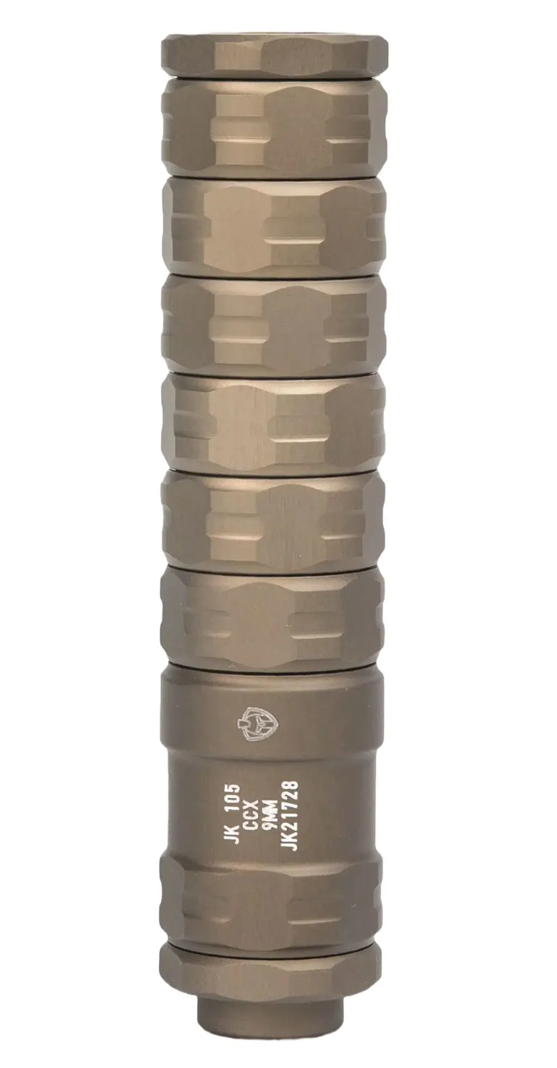 Jk Armament JK105CCX9FDE CCX 9mm Luger 1.05" Flat Dark Earth 1/2"x28