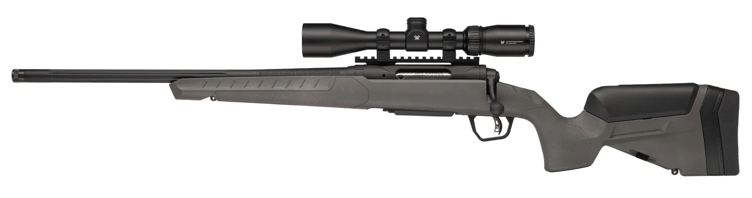 Savage Arms 32491 110 Trailblazer 270 Win 4+1 20" Fluted Barrel, Flat Dark Gray Adj LOP Synthetic Stock, Left Hand