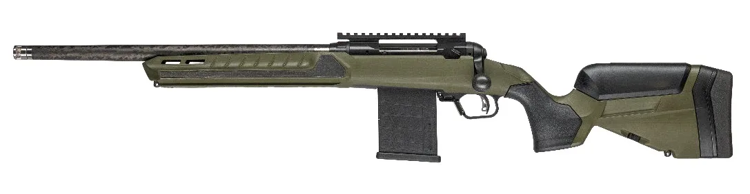 Savage Arms 32946 110 UltraLite Predator 300 Blackout 10+1 16.50" Carbon Fiber Barrel, Arca Rail Forend, Hunter Green AccuStock w/AccuFit V2 Synthetic Stock, Left Hand