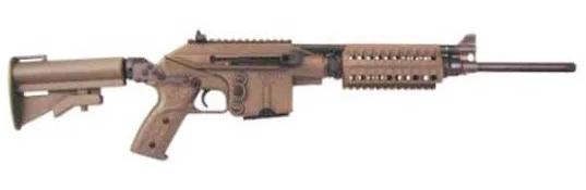 SU-16E 5.56 16" Tan/Rail/Sght/Thrded