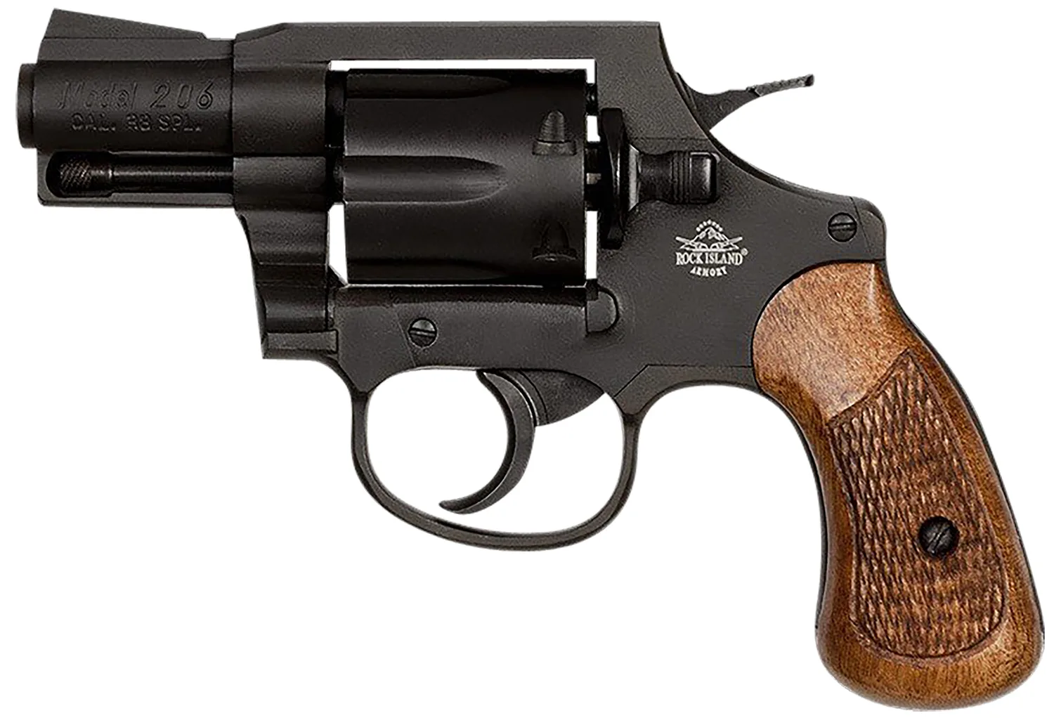ROCK ISLAND ARMORY M206 REVOLVER 38SPC PRKZD 2"