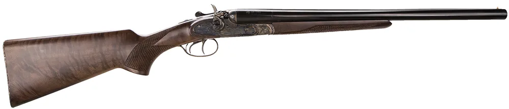 Taylors & Company 230000 Hammer Coach 12 Gauge with 20" Barrel, 3" Chamber, 2rd Capacity, Color Case Hardened Metal Finish & Walnut Stock Right Hand