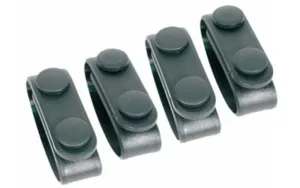 BH MOLDED BLT KEEPERS (4) BLK
