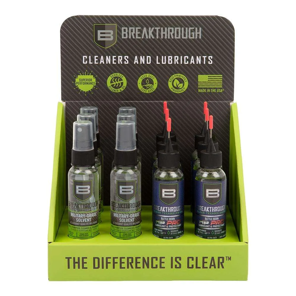 Allen Breakthrough Clean Technologies Cleaner and Lubricant Mini 12 Pack Display