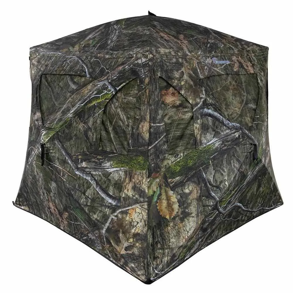 Ameristep Brickhouse Wide Bottom Ground Blind Mossy Oak Country DNA XL