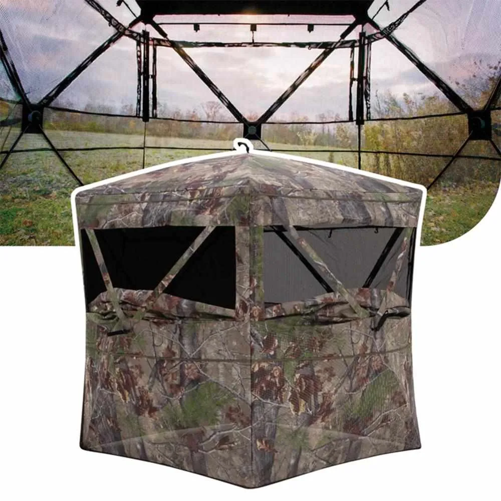 Barronett Blinds Insight See Through Ground Blind Bloodtrail Backwoods Camo