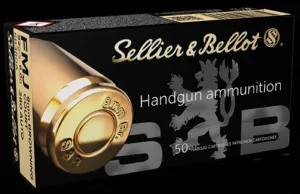 SELLIER & BELLOT 380ACP FMJ 92GR 50RD BOX 20 BOXES PER CASE