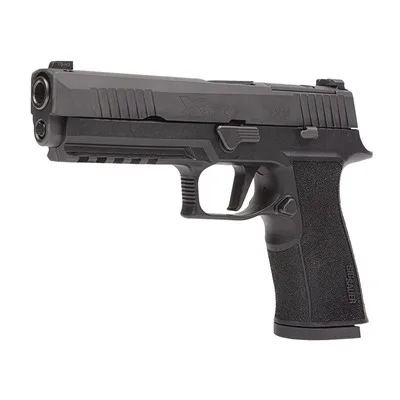 P320 XTEN 10MM AUTO OR 5''BBL (2)15RD STRIKER NO SAFETY BLACK
