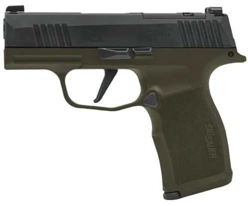 P365X Fortunate Son 9mm 3.1" OR Blk/ODG 2/12rd