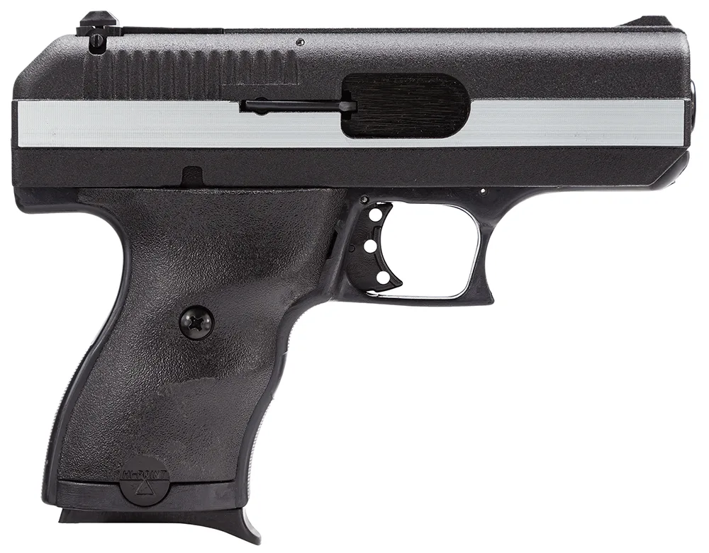 Hi-Point CF380HCT1 CF  380 ACP 8+1, 3.50" Black Steel Barrel, Black/Chrome Serrated Steel Slide, Black Polymer Frame & Grip
