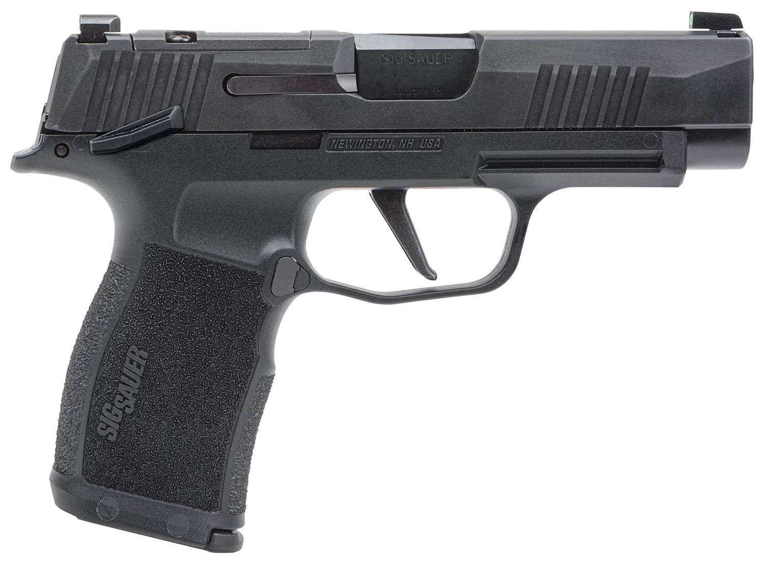 Sig Sauer 365XL9BXR3PMS10 P365XL *MA Compliant 9mm Luger 10+1 3.70" Black Barrel, Black Nitron Optic Ready/Serrated SS Slide, Black SS Frame w/Beavertail &  Black Polymer Grips