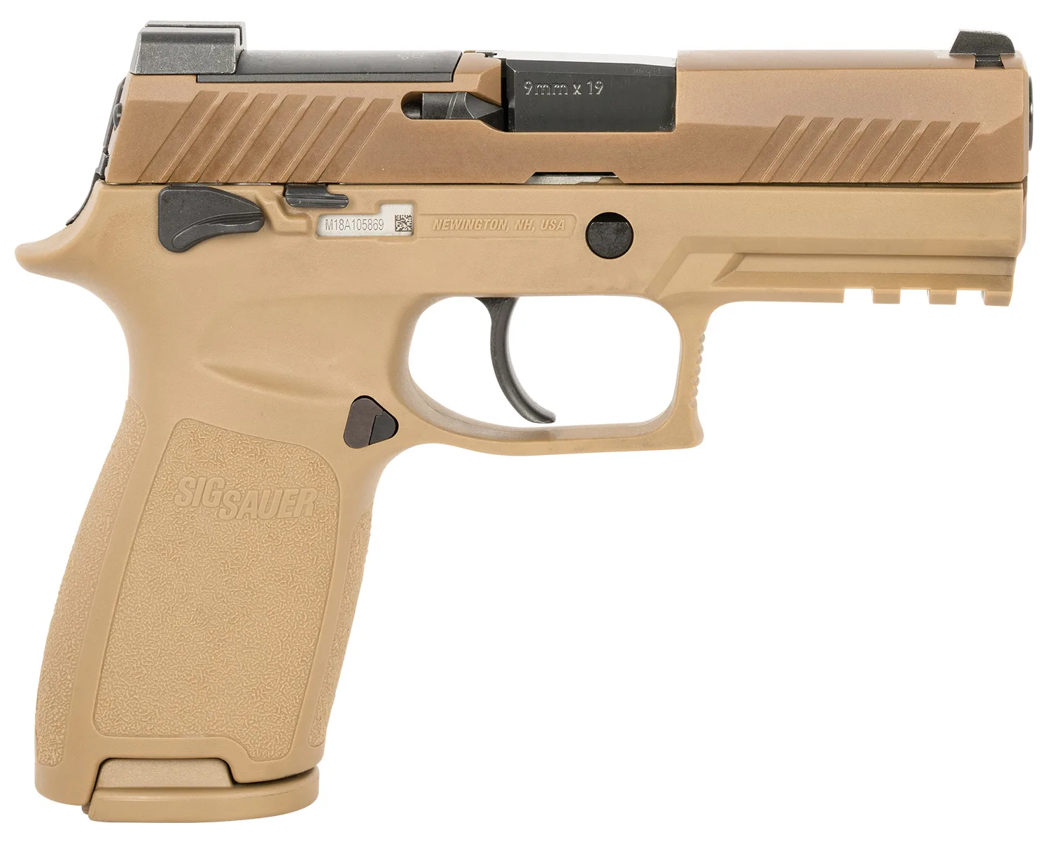 SIG 320CA9M18MSCA *CA*P320 M18 9M 3.9(3)10R COY