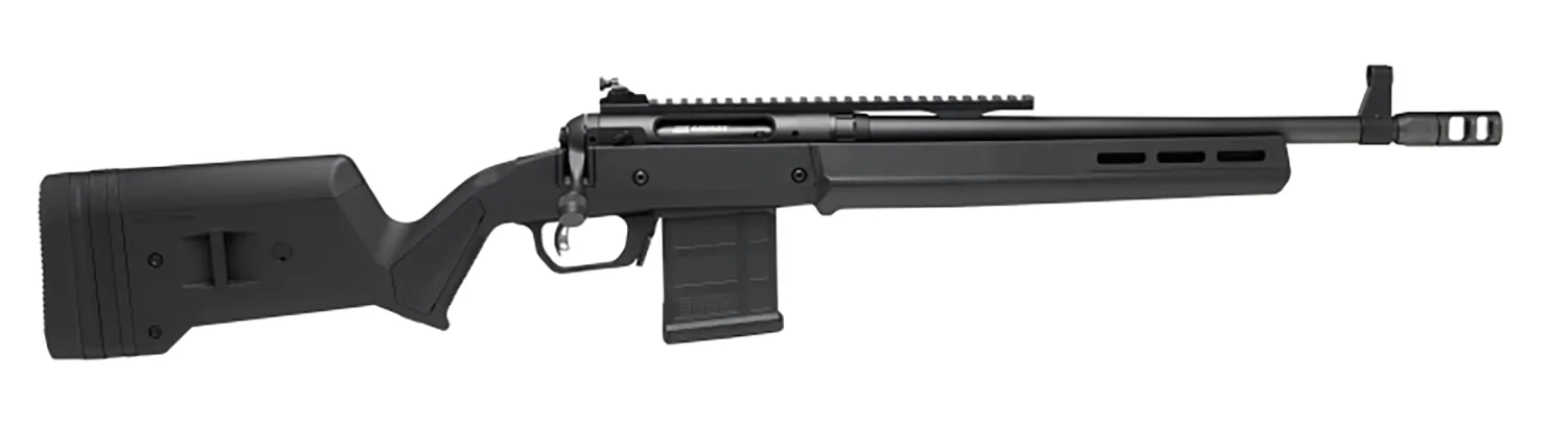 Savage Arms 58178 110 Scout Full Size 450 Bushmaster 5+1 16.50" Matte Black Threaded Barrel, Picatinny Rail Carbon Steel Receiver, Black Magpul Hunter Synthetic Stock,