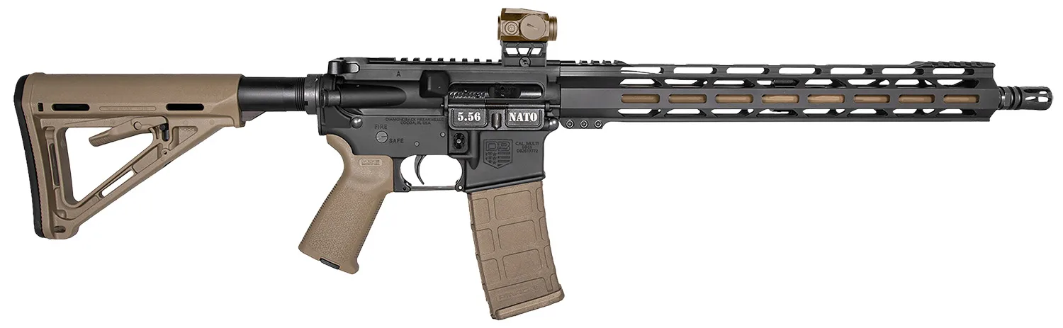 DIA DB175AK222 5.56 DB15 16 ML W/VIRIDIAN BLK/FDE