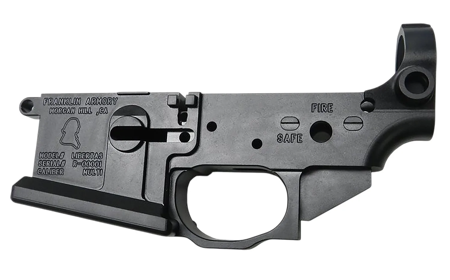 Franklin Armory 0020003BLK Libertas  Aluminum Black Hardcoat Anodize