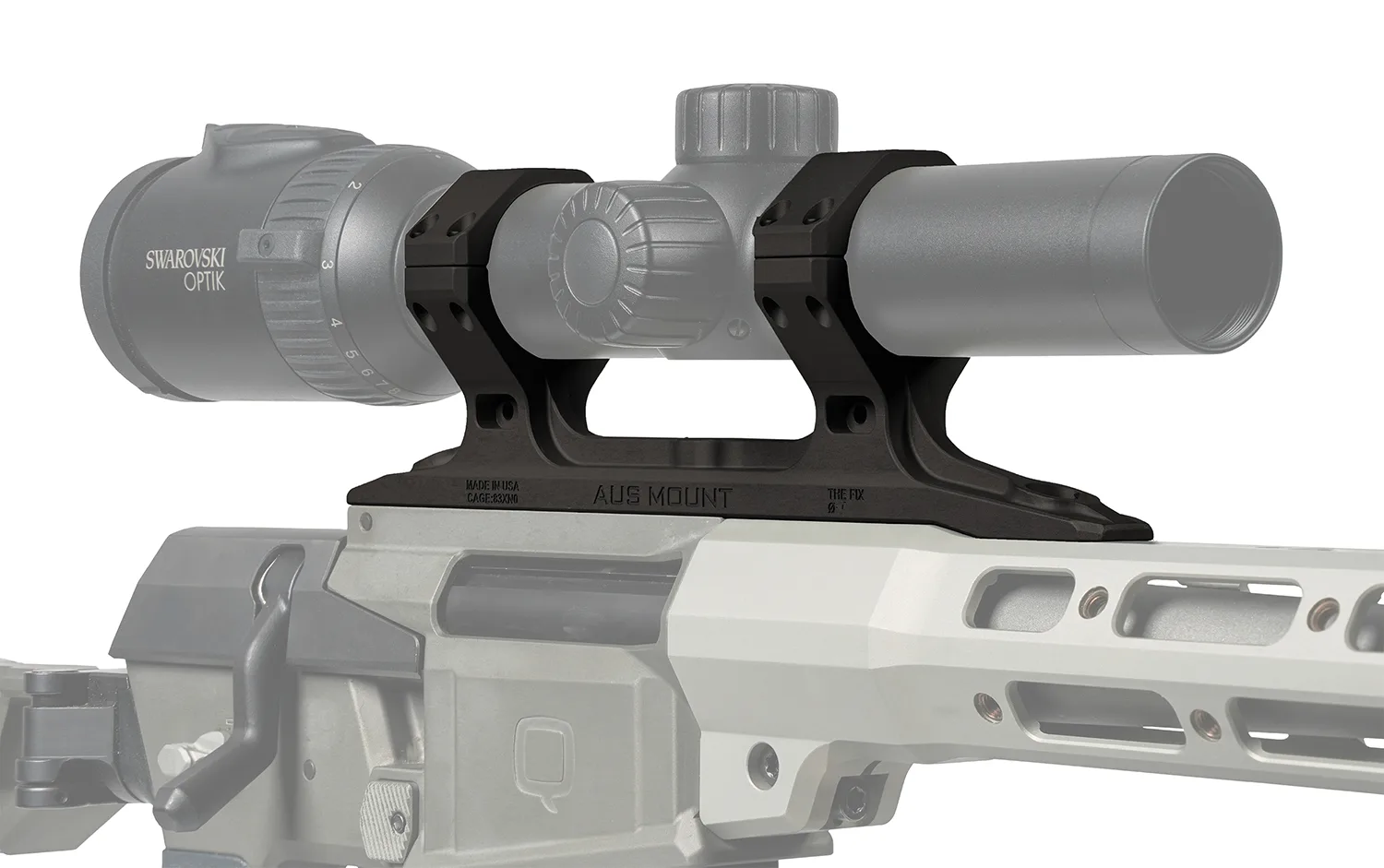 Q 100-362 AUS MOUNT 30MM DIA DIRECT THE FIX BLK