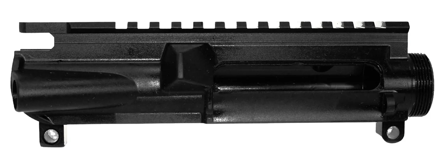 White Label Armory WLA-UPR-2001-01 Forged Upper Receiver  Aluminum Black Armor Cerakote For AR-15
