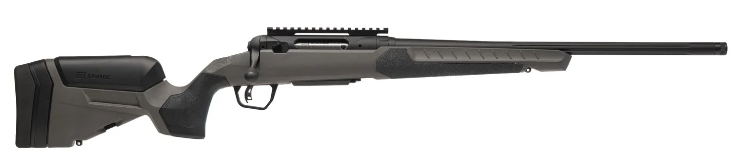 Savage Arms 32524 110 Core Hunter 6mm ARC 4+1 20" Fluted Barrel, Flat Dark Gray AccuStock w/AccuFit V2 Synthetic Stock, Right Hand